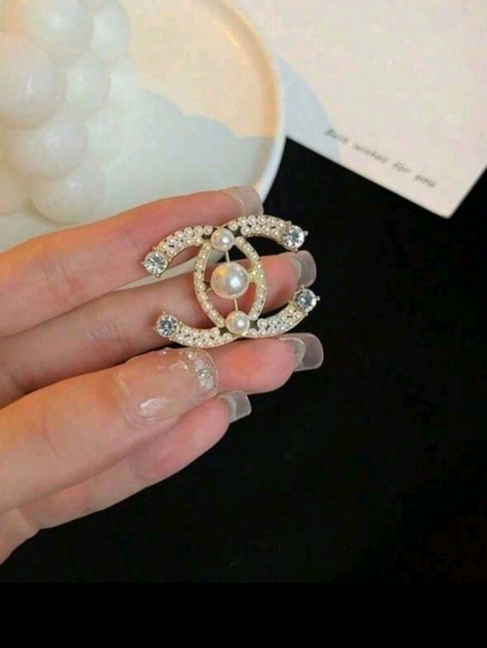Pearl Fashion Brooch